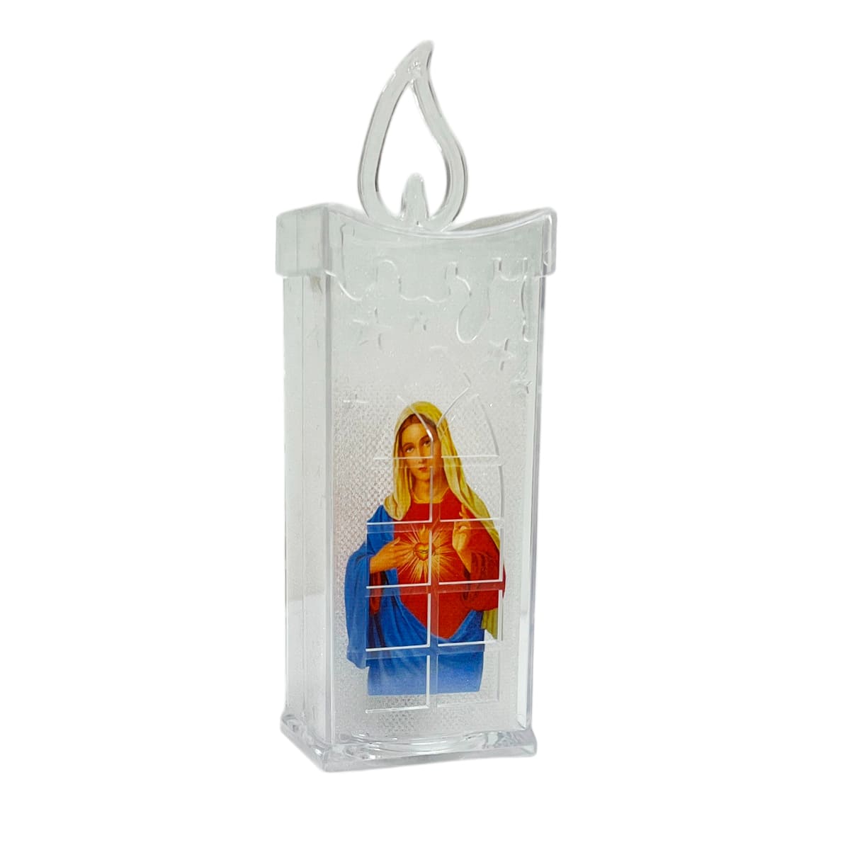 Miniatura 7 de Vela LED X4 Con Imagen Religiosa VLR01X4